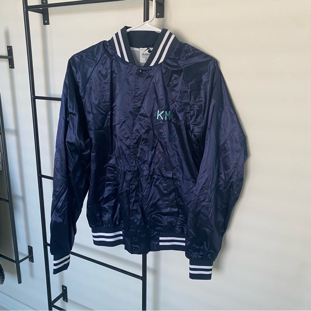 Navy Bomber Jacket - image 3